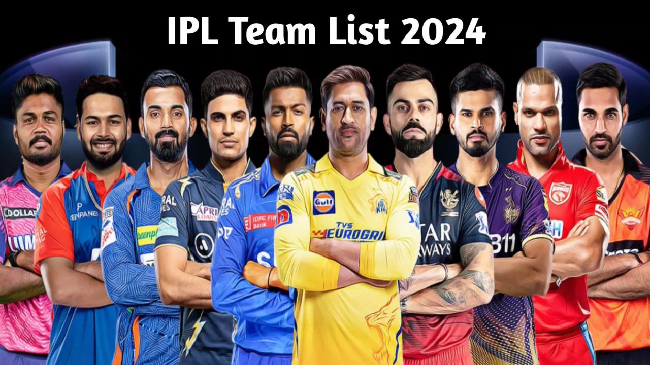 IPL 2024 Latest Team List